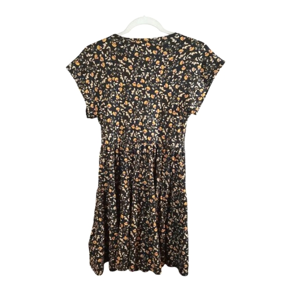 Urban Outfitters Julia Ditsy Floral Short Sleeve Tiered Mini Dress Women's XS - Picture 7 of 9